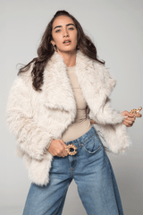 FAUX FUR COAT
