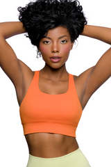 COLOR BLOCK CROSS-STRAP TOP